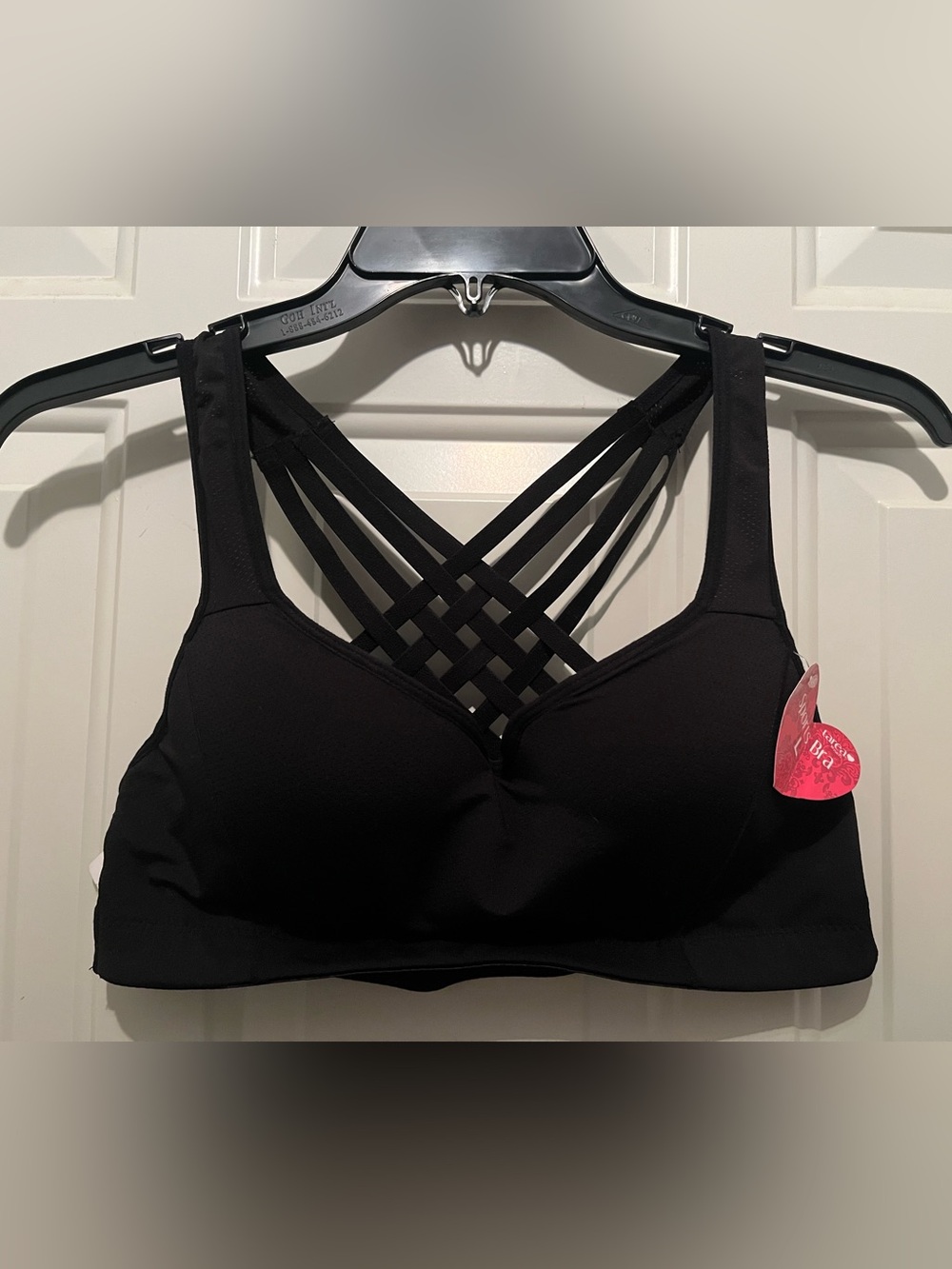 Rue21 Black Crisscross Back Wireless Sports Bra